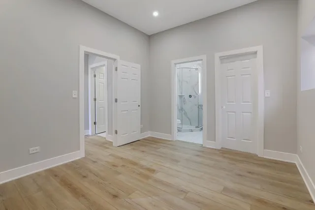 a view of an empty room