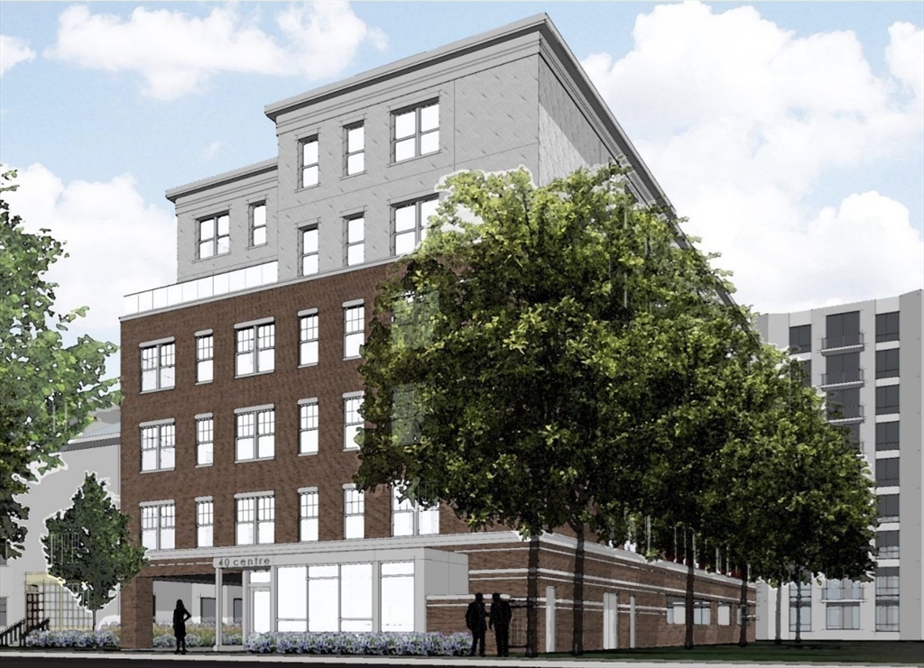 40 Centre Street, Unit 205 Brookline, MA 02446 - Photo 6 of 8 a front view of a building