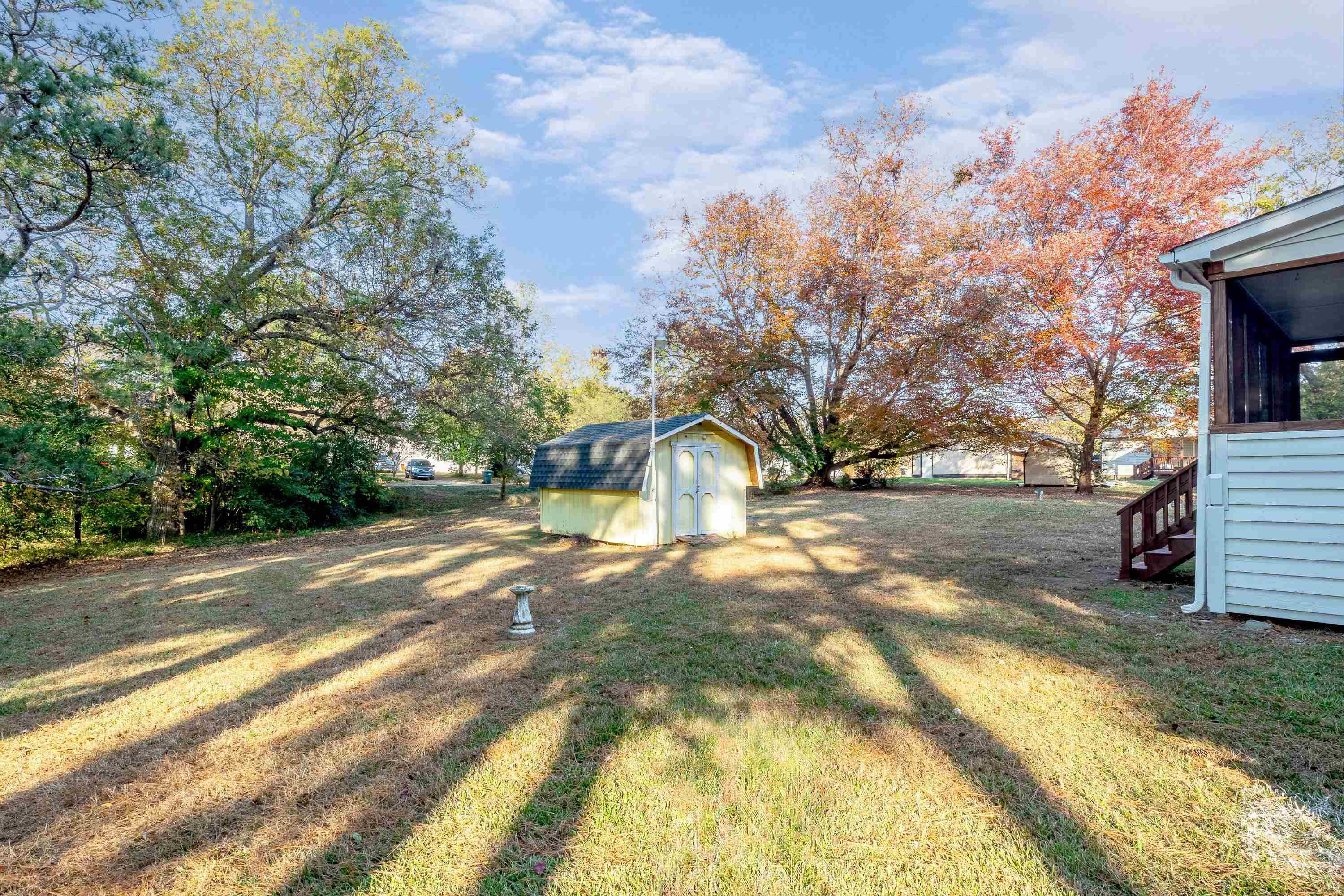 1313 Ewing Drive Garner, NC 27529 - Photo 41 of 46 a view of back yard of the house