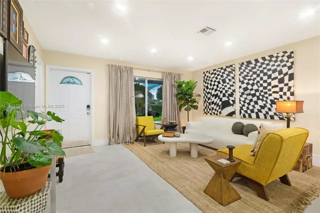 a outdoor space with patio furniture