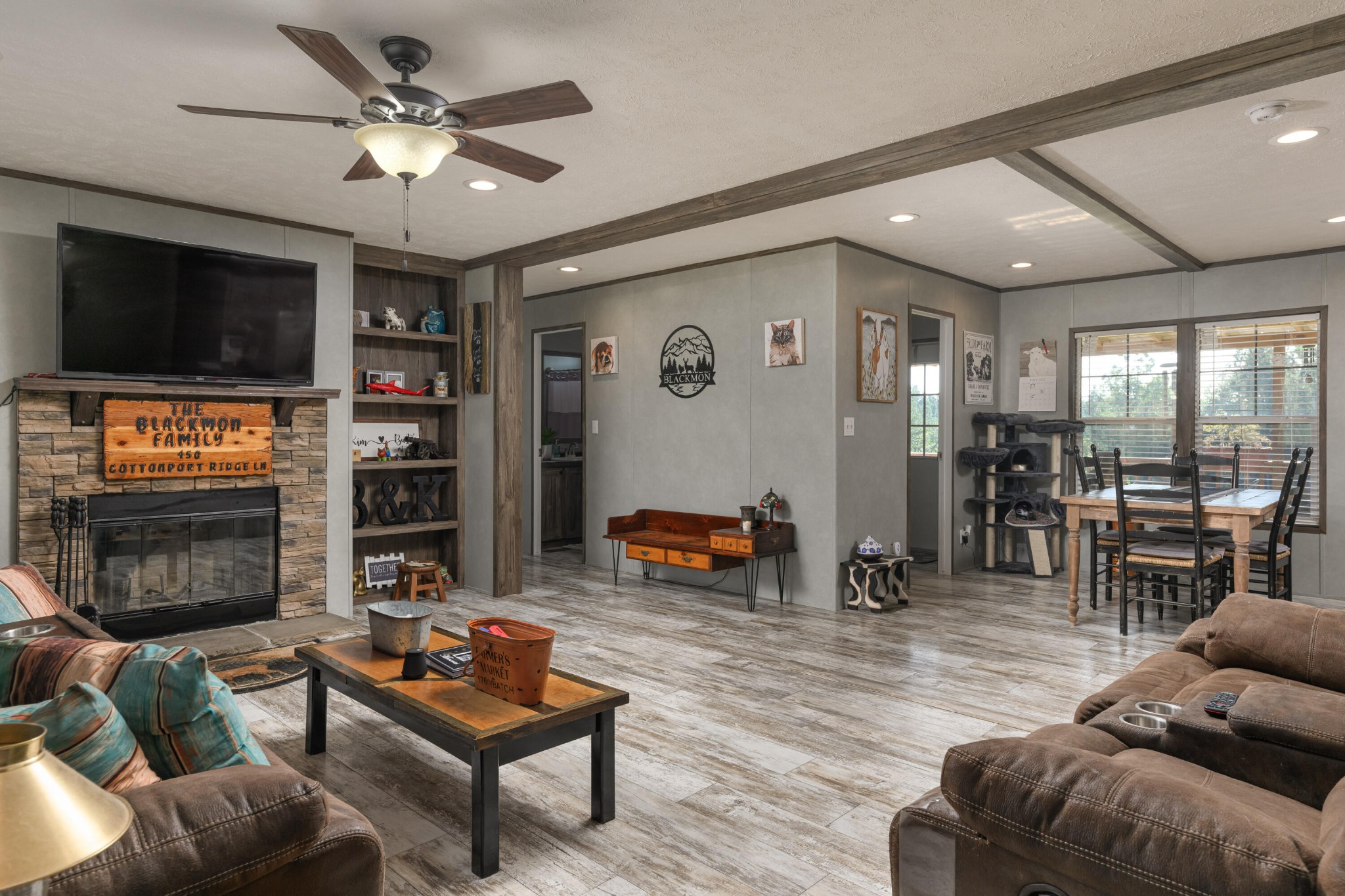 450 Cottonport Ridge Road Decatur, TN 37322 - Photo 7 of 51 a living room with furniture and a flat screen tv