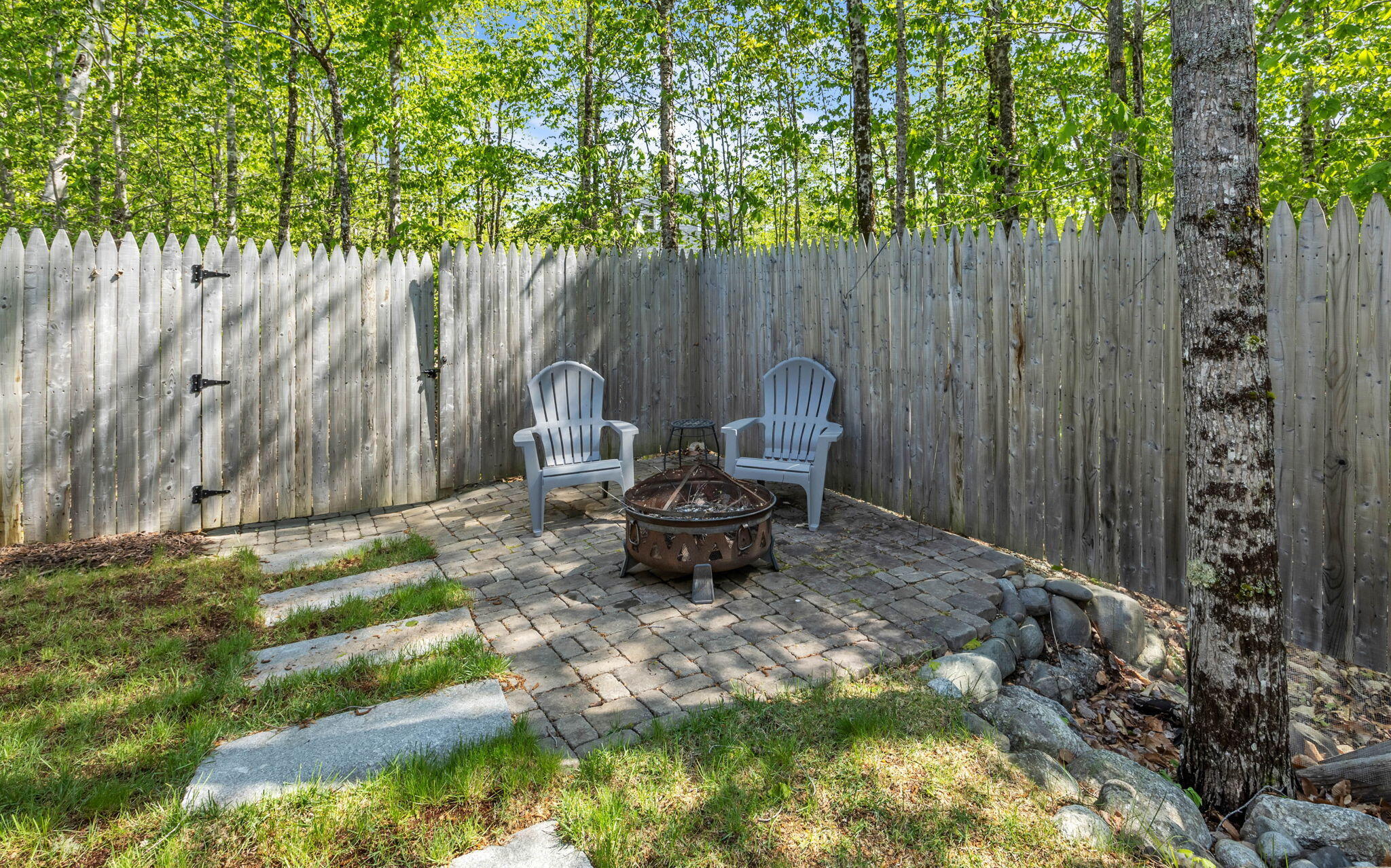 393 Nicolin Road Ellsworth, ME 04605 - Photo 28 of 40 Sitting Area in Fenced Yard