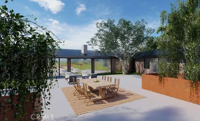 a view of a house with a patio