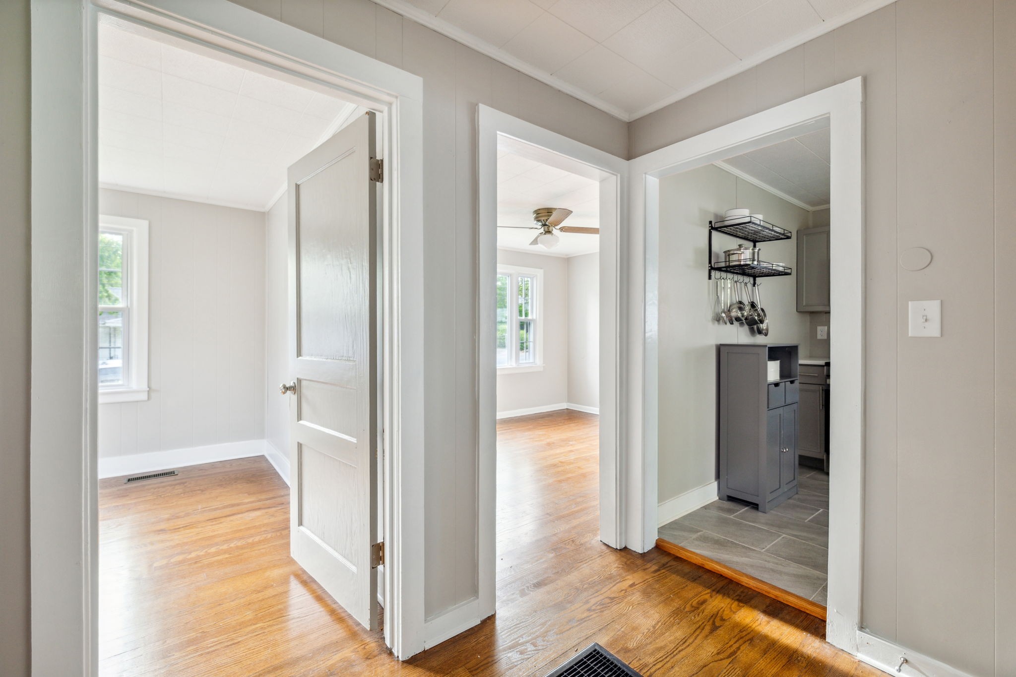 1901 Cherry Street Columbia, TN 38401 - Photo 11 of 58 a view of a hallway with bathroom and wooden floor