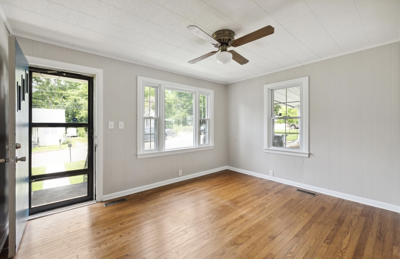 1901 Cherry Street Columbia, TN 38401 - Photo 31 of 58 a view of a big room with wooden floor chandelier and windows