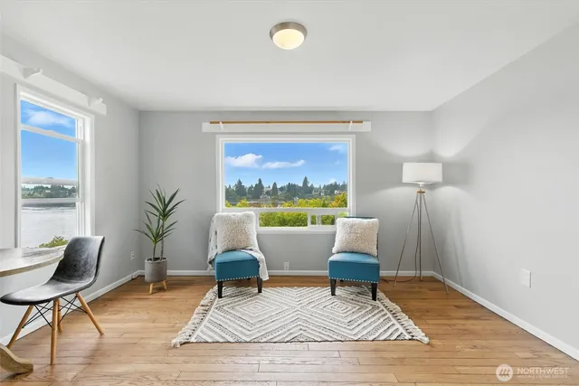 a room with a window