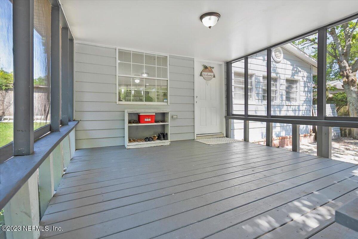 197 Lynn Street St. Augustine, FL 32084 - Photo 4 of 24 a view of empty room with wooden floor and fan