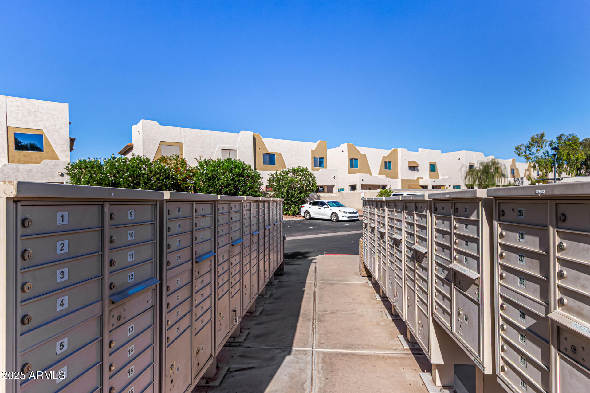 510 North Alma School Road, Unit 159 Mesa, AZ 85201 - Photo 31 of 36 a balcony with a city view