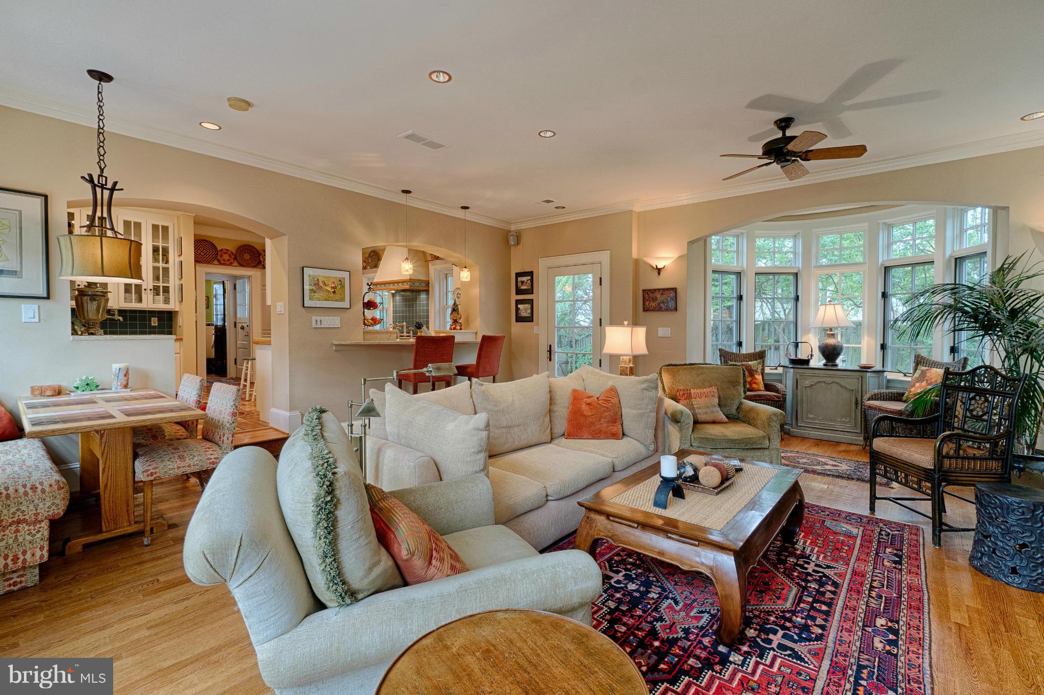 3615 North Glebe Road Arlington, VA 22207 - Photo 6 of 30 a living room with furniture potted plant and a large window