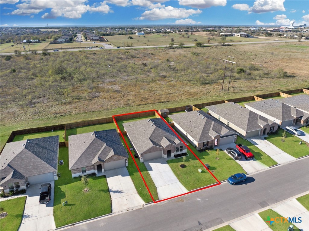 922 Stone Vly Road Temple, TX 76502 - Photo 27 of 32 an aerial view of a house with a lake view