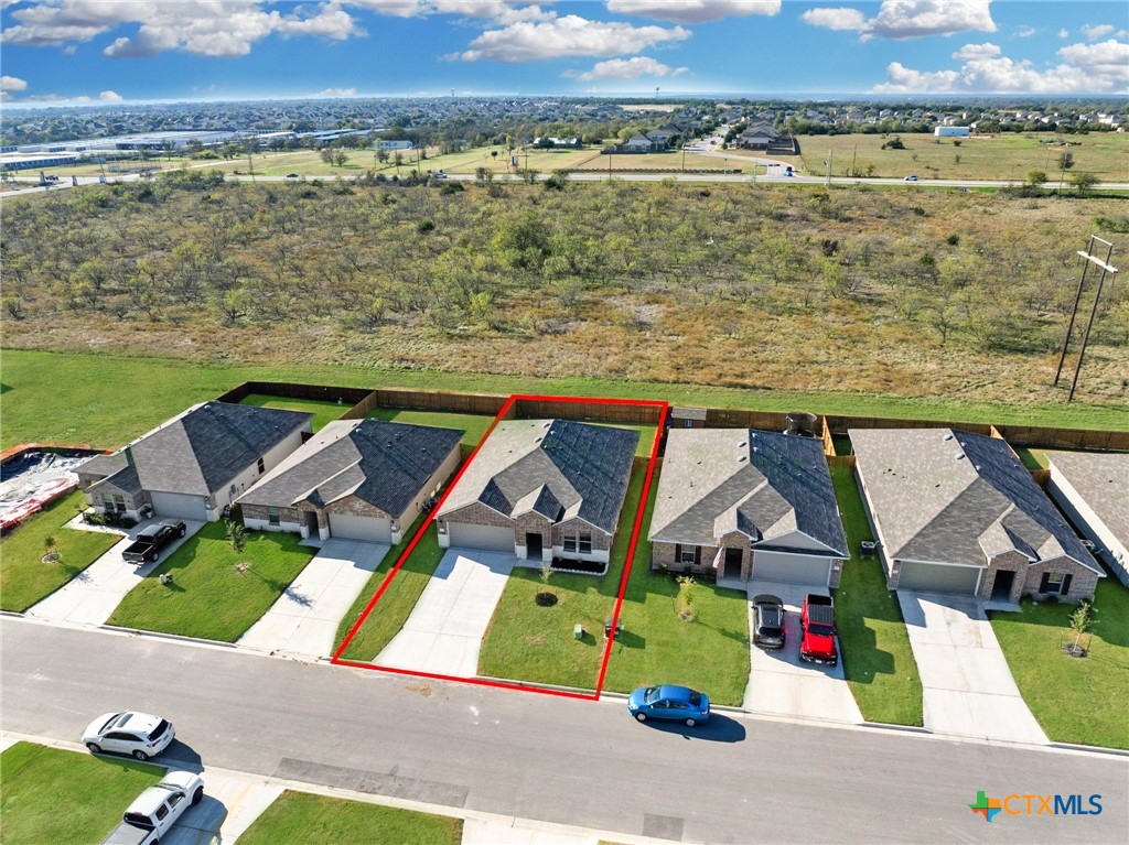 922 Stone Vly Road Temple, TX 76502 - Photo 30 of 32 an aerial view of residential houses with outdoor space