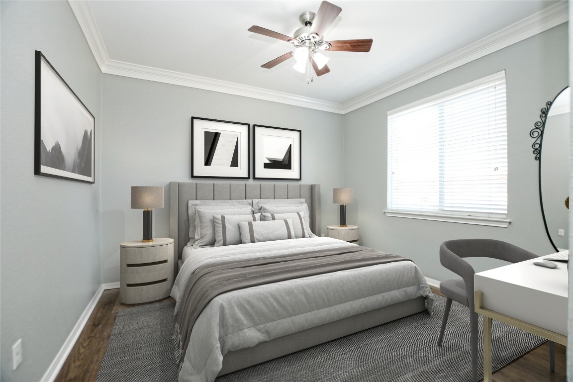 3462 Flowstone Lane Round Rock, TX 78681 - Photo 19 of 33 a bedroom with a bed and a window