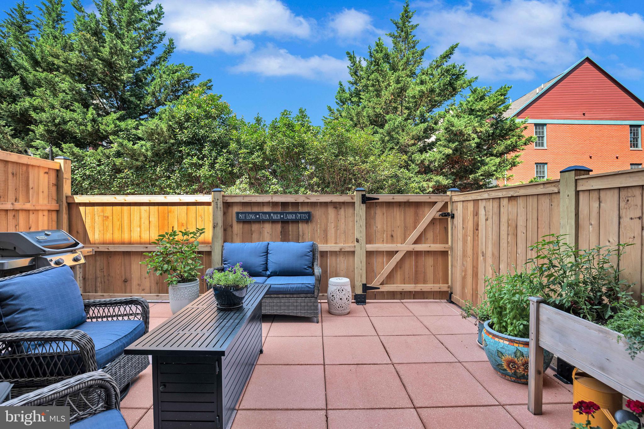 1511 Portner Road Alexandria, VA 22314 - Photo 16 of 67 Private Patio off Kitchen