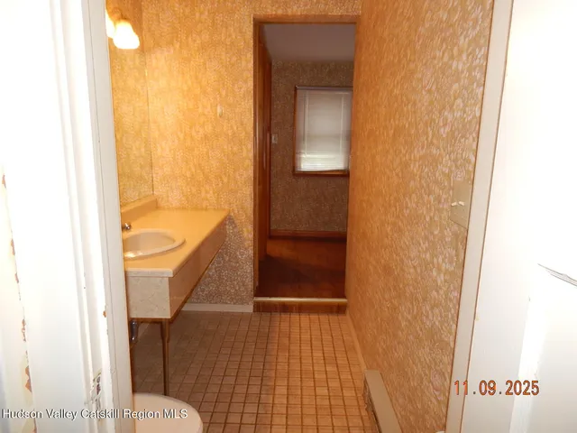 a view of an entryway with staircase