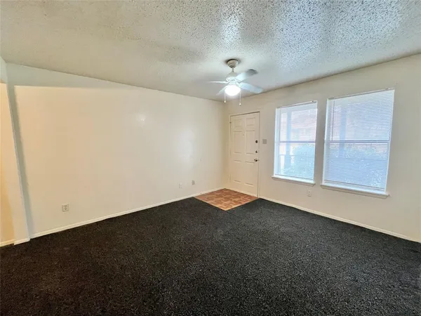 a view of a livingroom with a chandelier