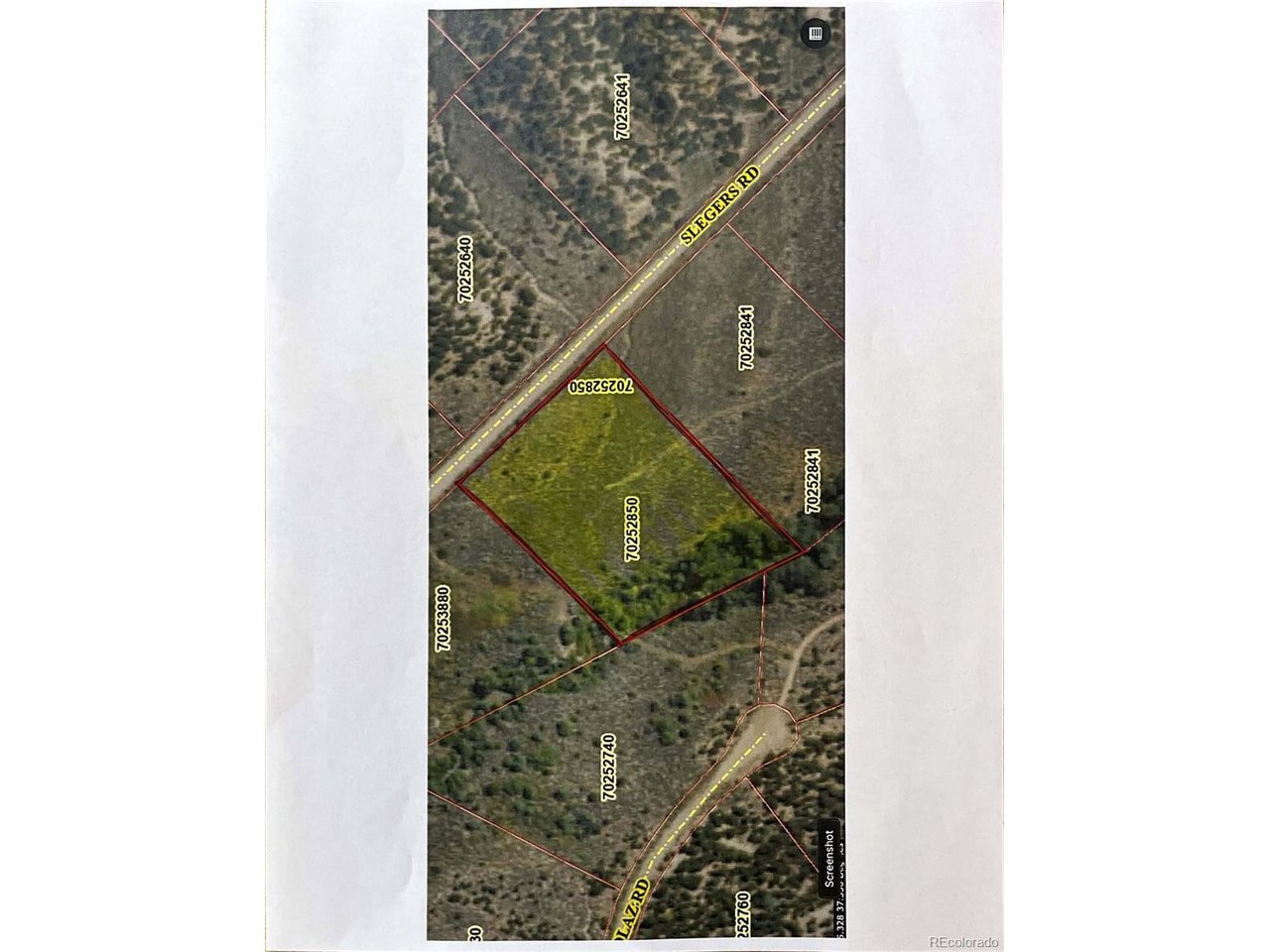 2242 Slegers Road Fort Garland, CO 81133 - Photo 34 of 35 a bird view of a house