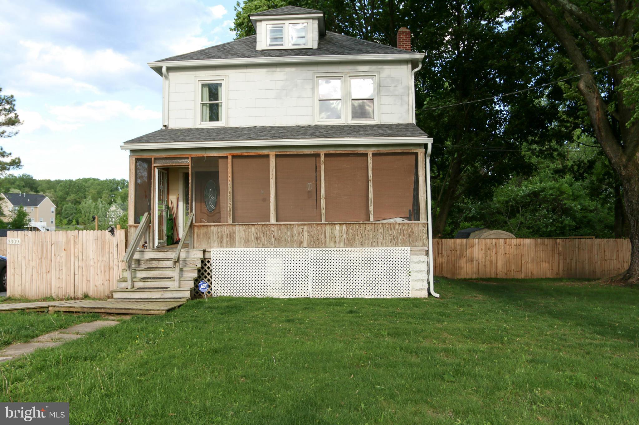 3309 Offutt Road Randallstown, MD 21133 - Photo 1 of 21 Front entrance through screened front porch