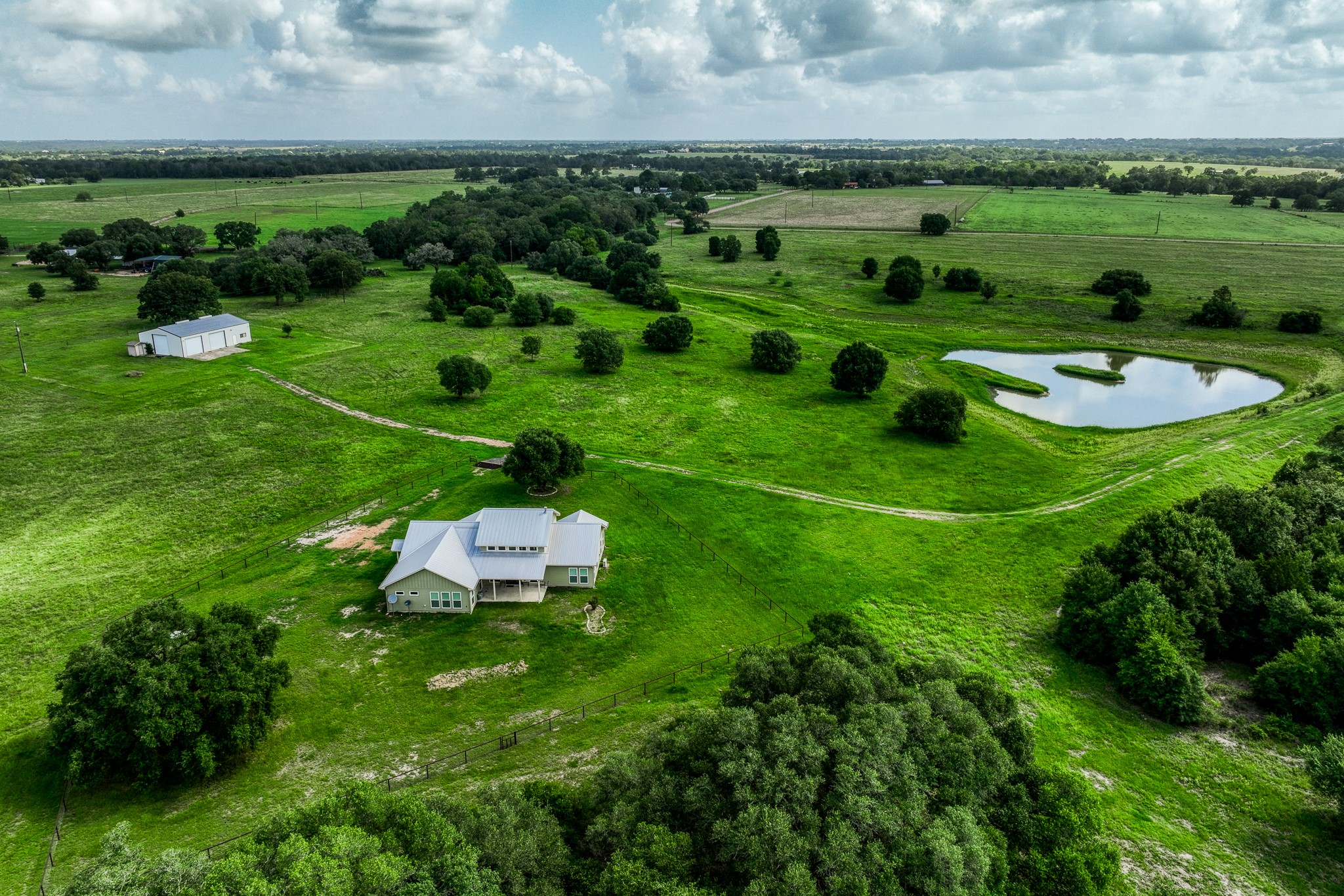 1470 South Nassau Road Round Top, TX 78954 - Photo 30 of 30 a view of a garden with houses