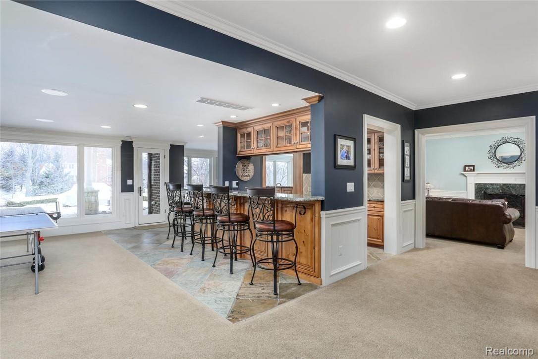 4676 Wind Ridge Court Rochester, MI 48306 - Photo 46 of 67 46 - Basement Bar.jpg