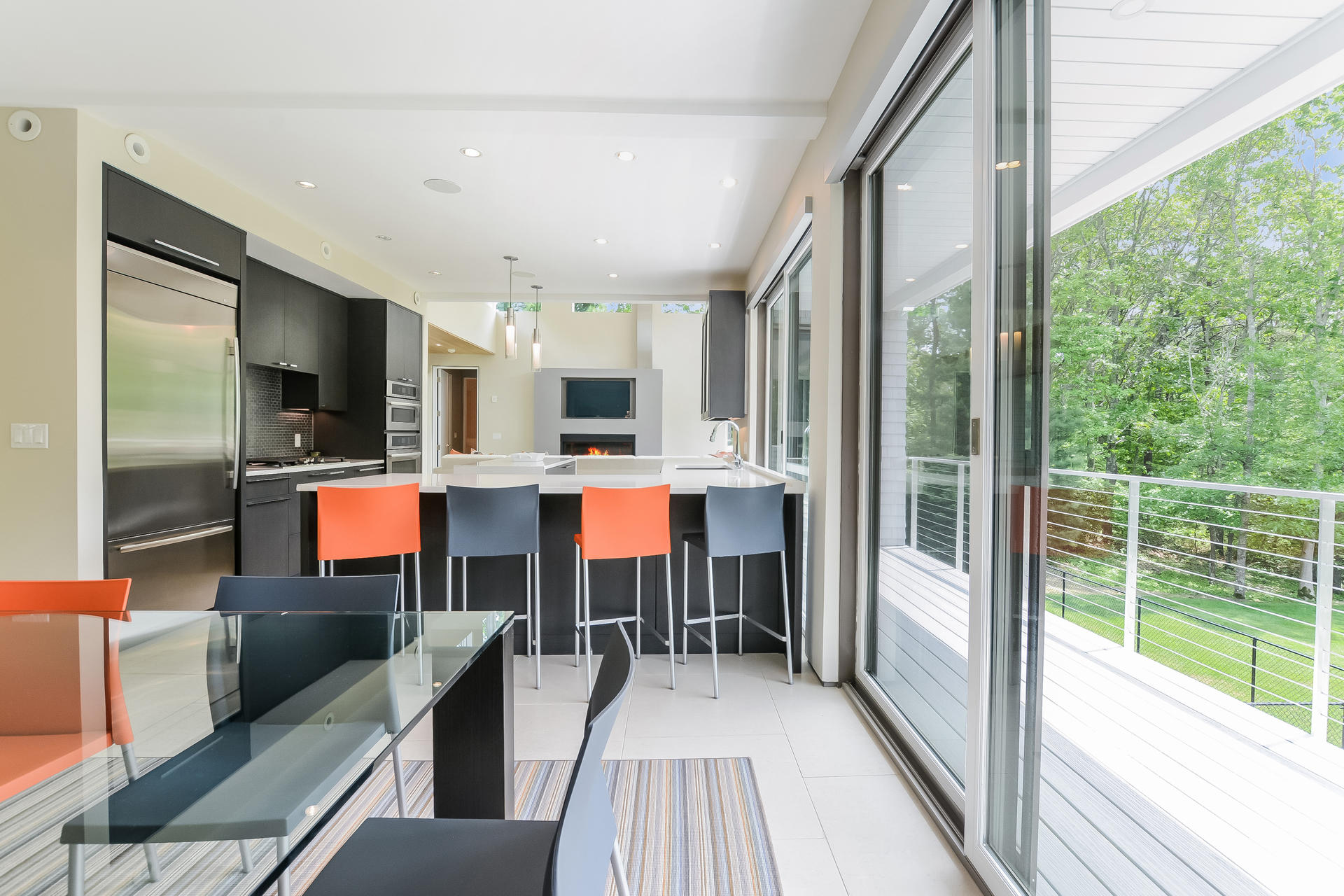 37 The Hunt Circle Mashpee, MA 02649 - Photo 11 of 73 a living room with stainless steel appliances furniture wooden floor and a large window