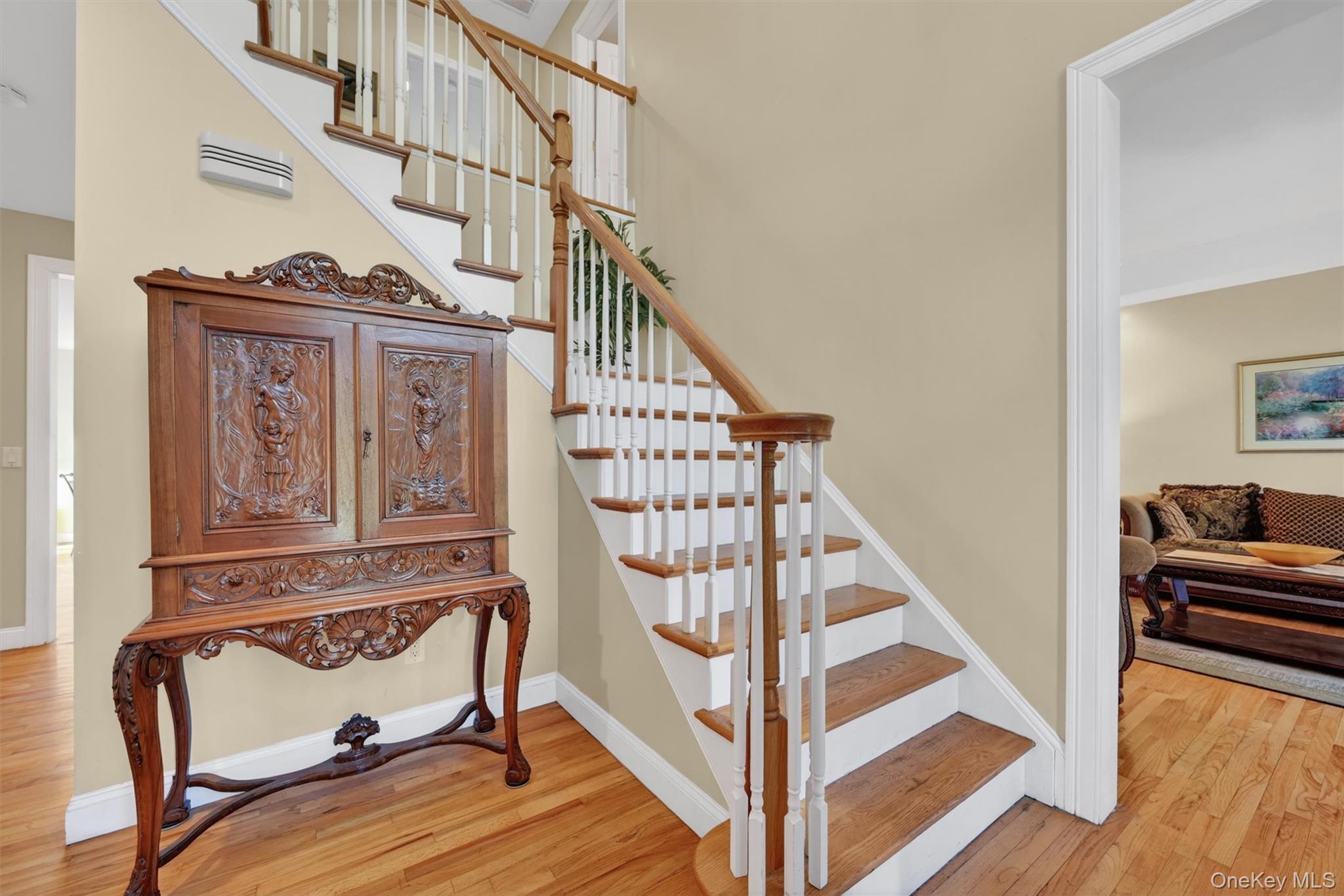 47 Willets Way Newburgh, NY 12550 - Photo 7 of 50 a view of entryway dining room and hall with wooden floor