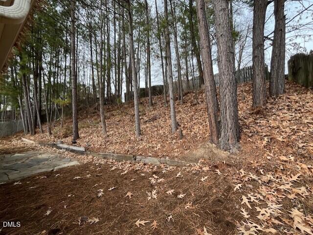 4514 Conklin Drive Durham, NC 27713 - Photo 22 of 32 a backyard of a house with lots of green space