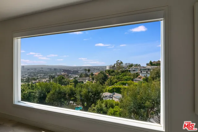 a view of a city from a window