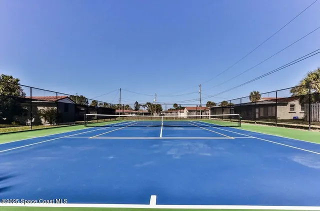 a view of outdoor space and swimming pool