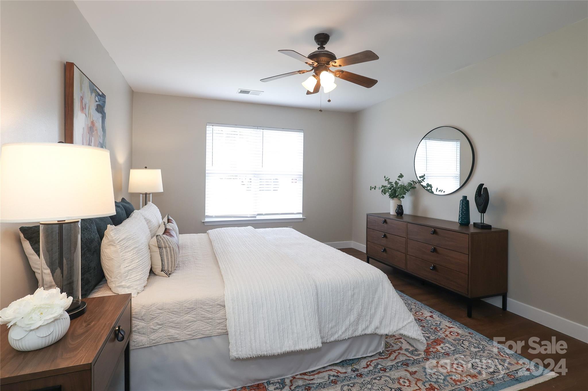 437 Radio Road Charlotte, NC 28216 - Photo 16 of 30 a bedroom with a bed and window