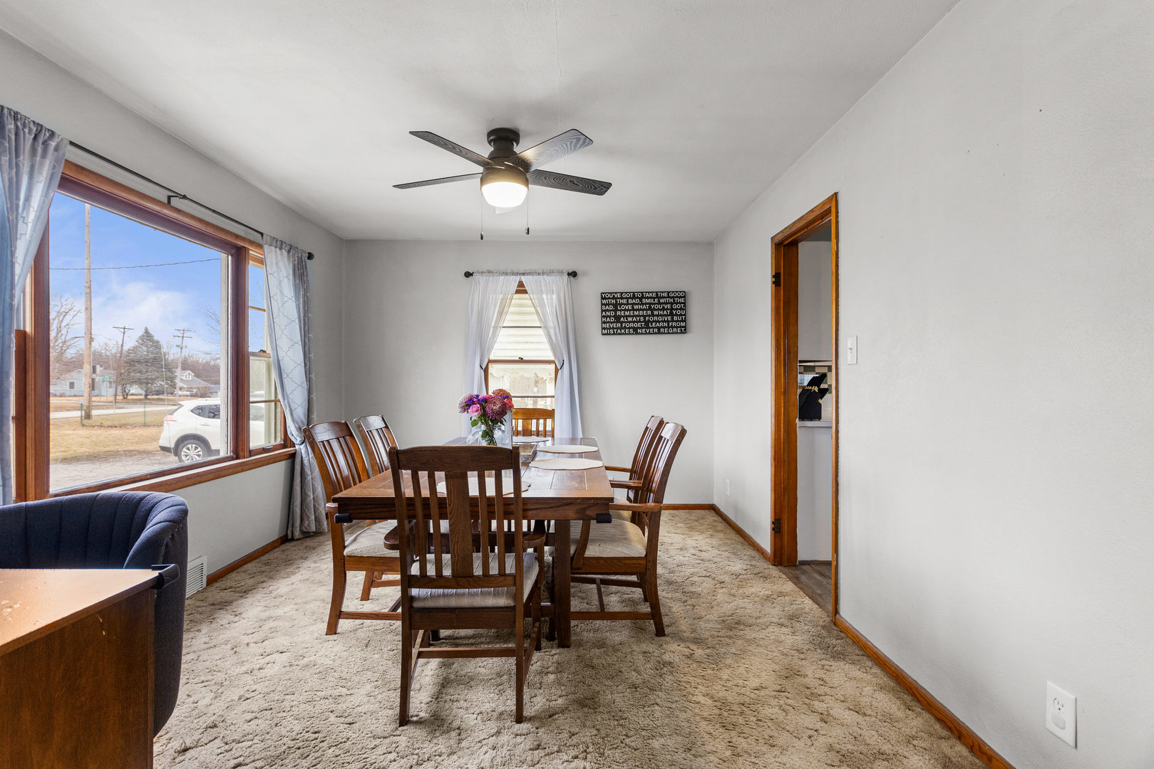 3235 West Main Street Decatur, IL 62522 - Photo 9 of 30 a view of a dining room with furniture window and outside view