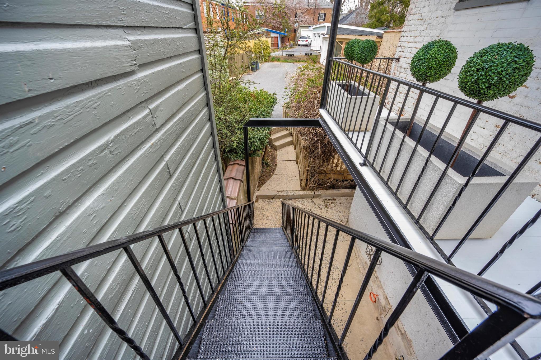 125 West Church Street, Unit B Frederick, MD 21701 - Photo 47 of 60 a view of a balcony with wooden floor