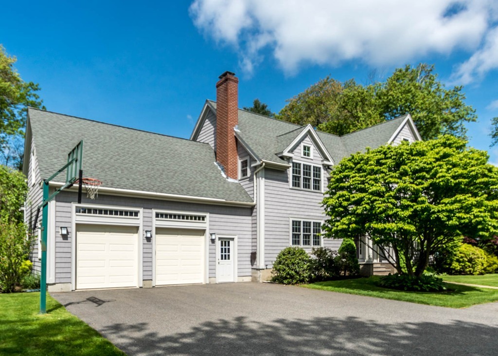 65 Avalon Road Needham, MA 02492 - Photo 26 of 30 a view of a house with a yard and garage