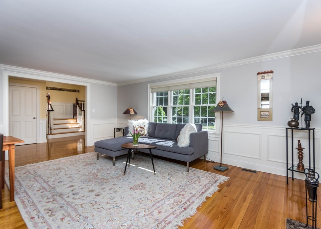 65 Avalon Road Needham, MA 02492 - Photo 5 of 30 a living room with furniture and a wooden floor