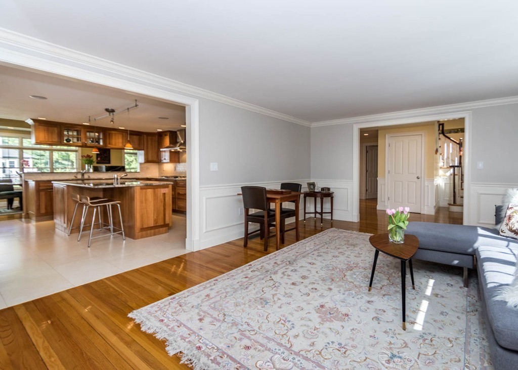 65 Avalon Road Needham, MA 02492 - Photo 6 of 30 a living room with furniture a wooden floor and next to a window