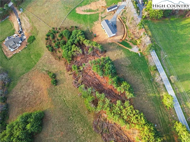 a bird view of garden