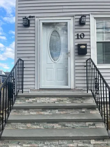 a view of a door of the house