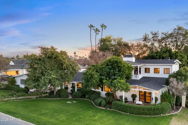 front view of house with a yard