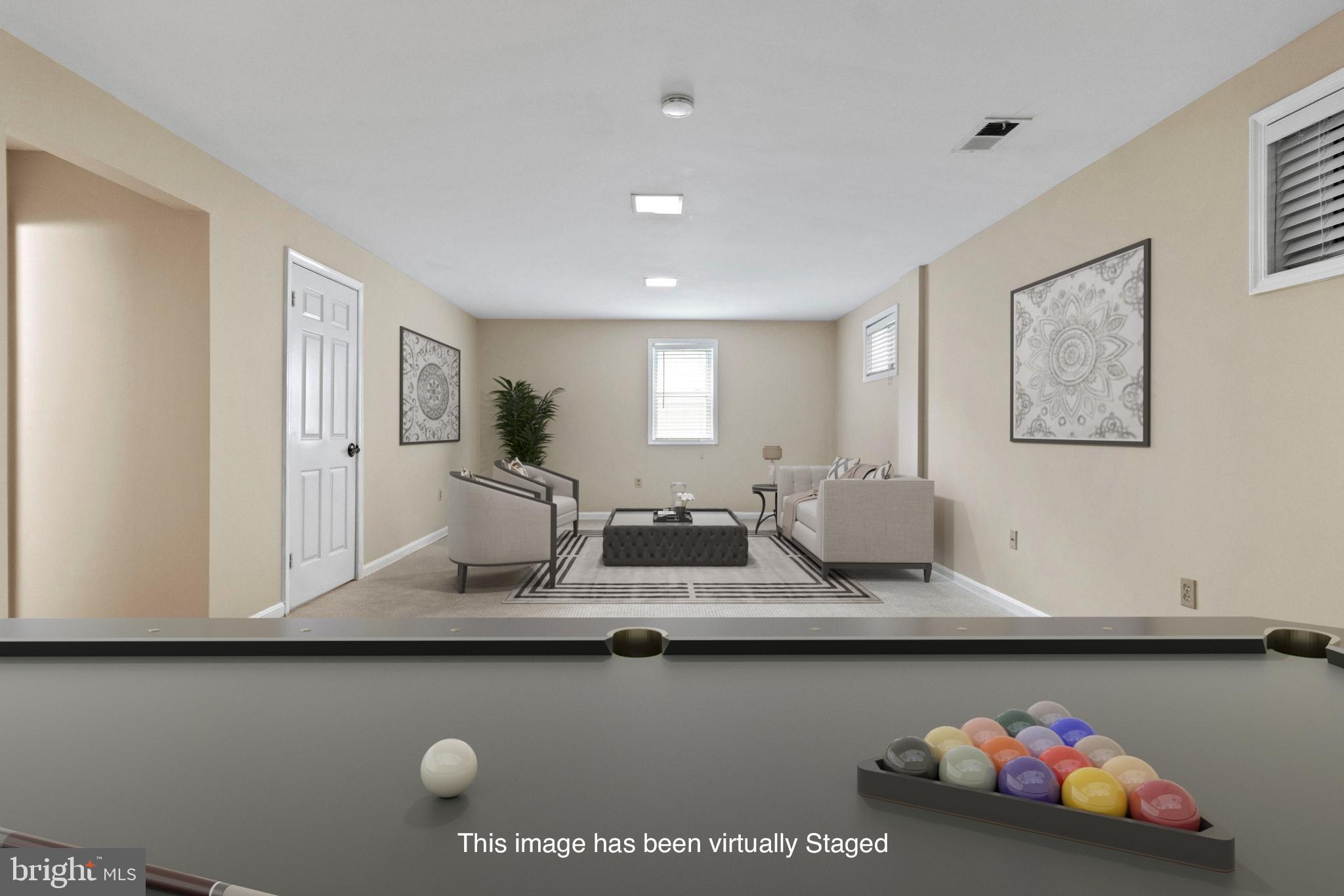 13712 Castle Cliff Way Silver Spring, MD 20904 - Photo 23 of 29 Spacious Lower Level Recreation Room