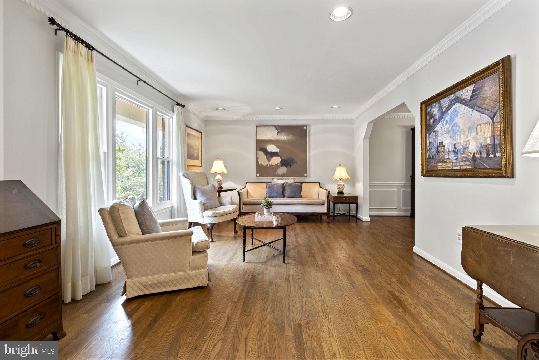 Large Living Room with Wall of Windows