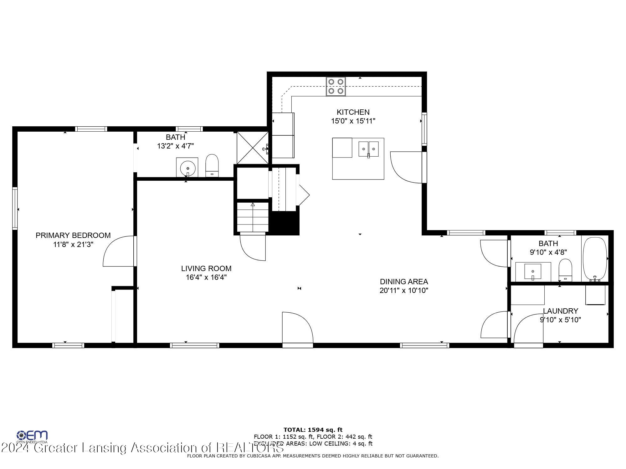 402 South Main Street Perry, MI 48872 - Photo 32 of 34 1-Floorplan_1