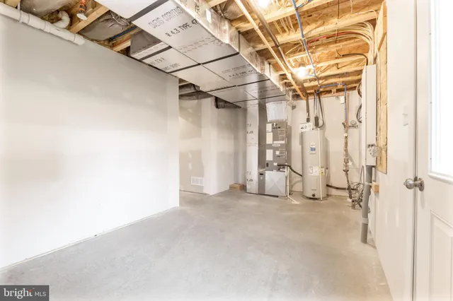 a picture of a bench in a building