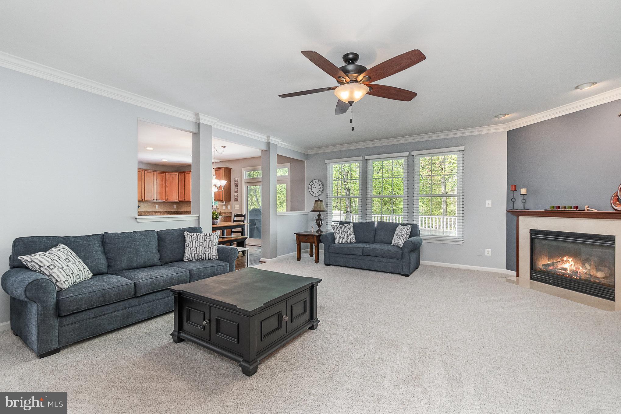1326 Eagle Ridge Run Bel Air, MD 21014 - Photo 22 of 79 a living room with furniture and a fireplace