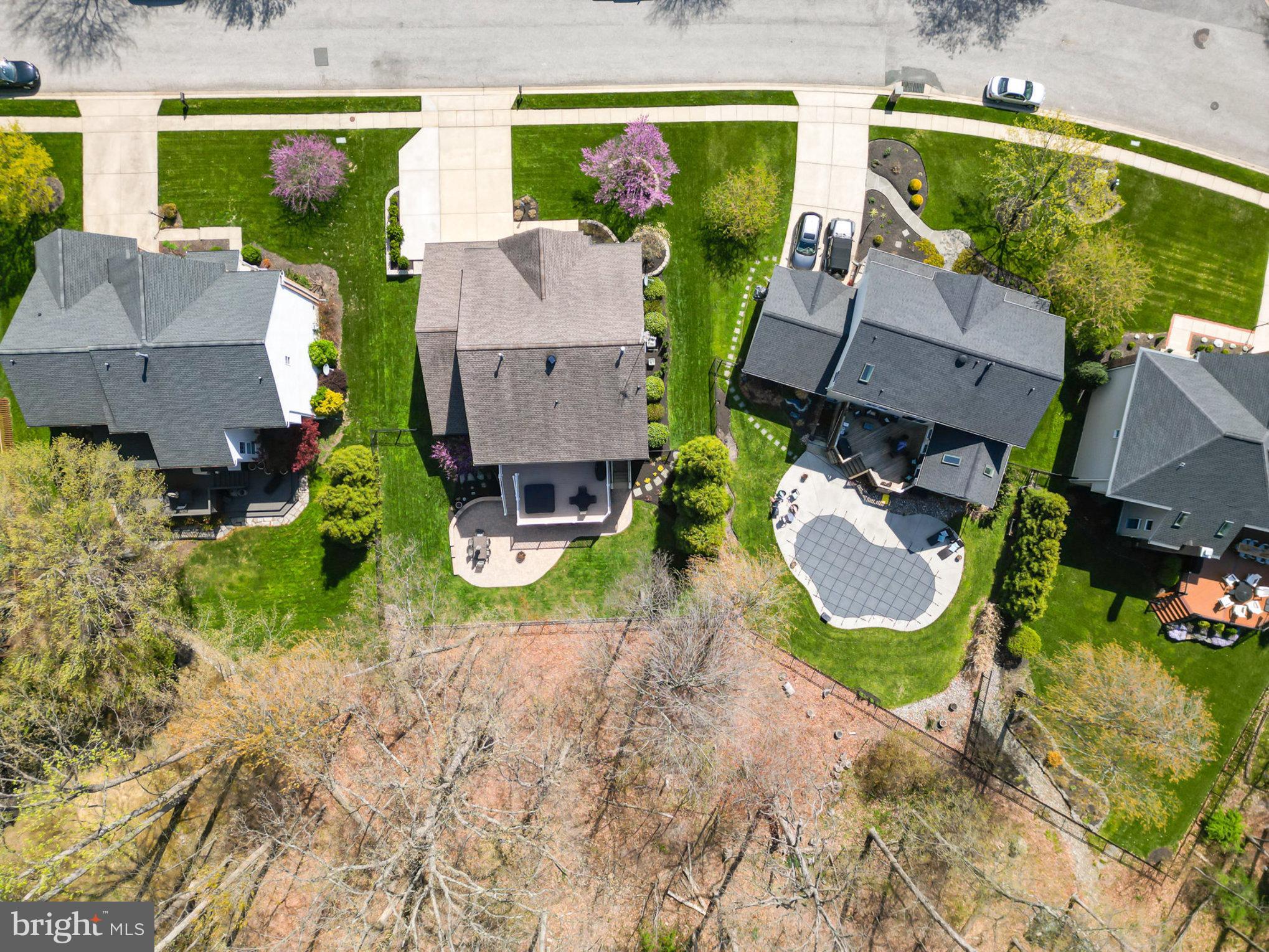 1326 Eagle Ridge Run Bel Air, MD 21014 - Photo 75 of 79 an aerial view of a house with garden space and street view