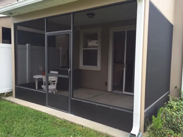 a view of balcony and porch