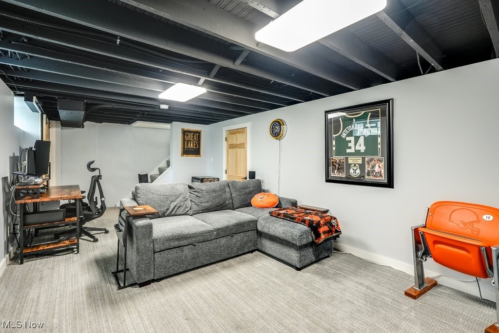 2340 Canterbury Road University Heights, OH 44118 - Photo 29 of 29 Finished basement space w/ carpeted floors