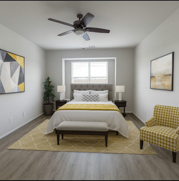 10934 Lilleux Road Houston, TX 77067 - Photo 26 of 27 a bedroom with a bed and window