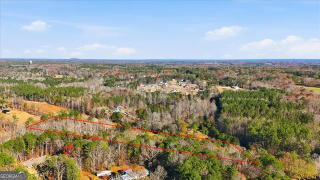 a view of city and mountain