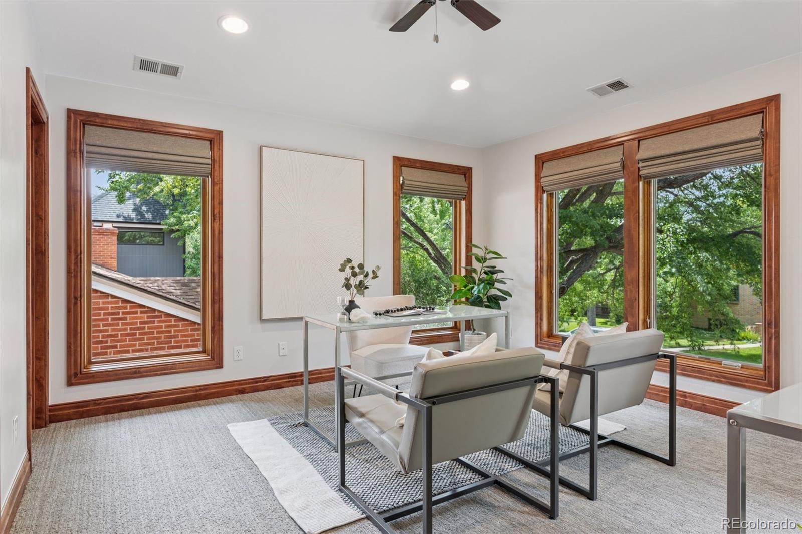 1026 South Cook Street Denver, CO 80209 - Photo 28 of 44 a work room with furniture and a window