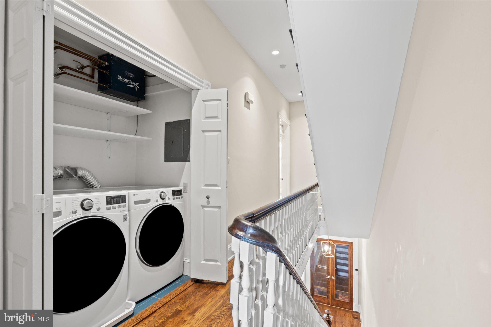 1209 S Street Northwest Washington, DC 20009 - Photo 28 of 64 a view of washer and dryer in a utility room