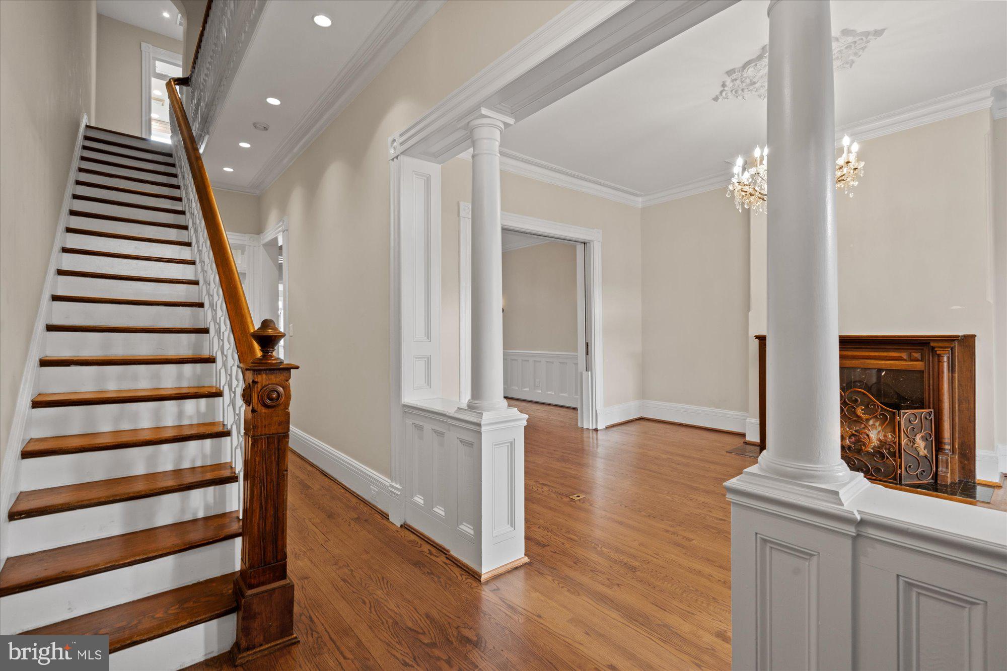 1209 S Street Northwest Washington, DC 20009 - Photo 3 of 64 a view of entryway with wooden floor
